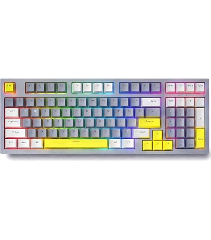 Mini Teclado Mecânico Gamer Ziggy TC607 - LED Rainbow - Switch