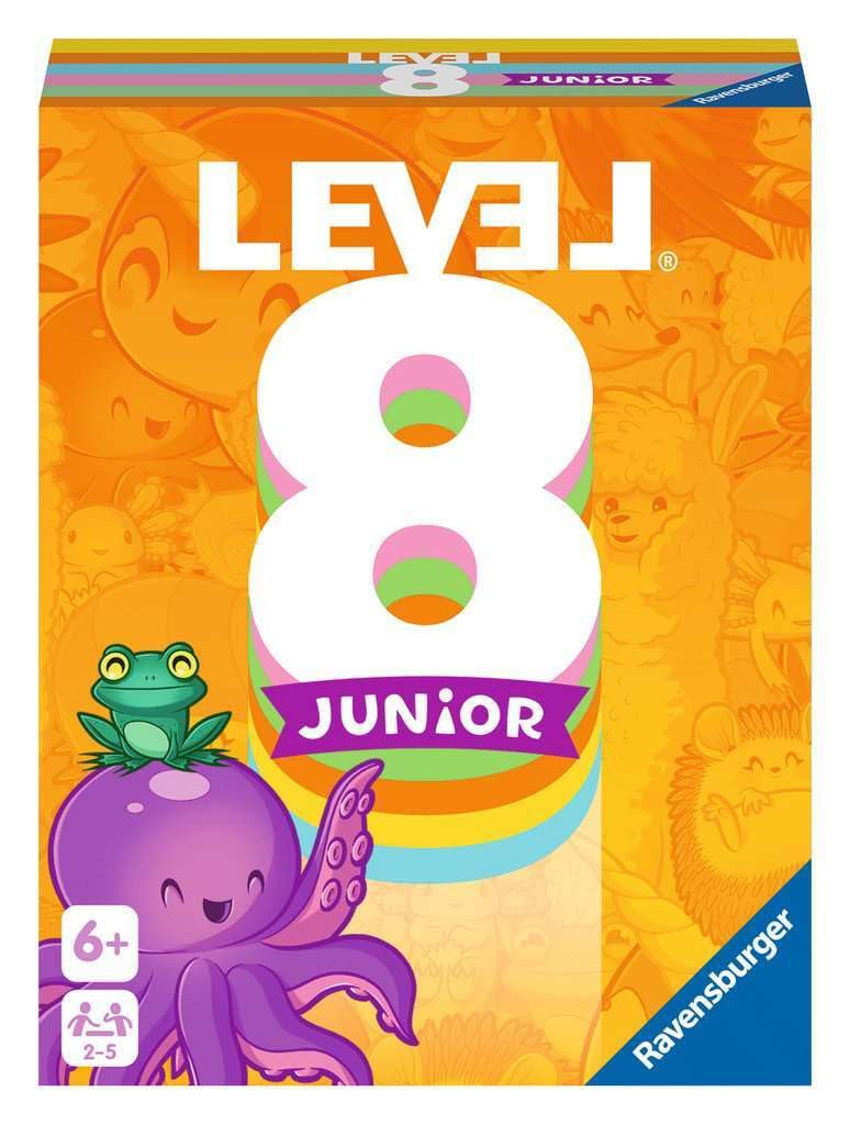 Ravensburger 20860 - Level 8 Junior, The Junior Variant of the Popular Card Game for 2-5 Players from 6 Years
