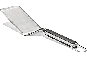 OXO Good Grips Large Griddle Turner – Durable Stainless Steel Griddle Turner with Beveled Head and Nonslip Grip for Indoor or Outdoor Griddle, Griddle Accessories, BBQ Accessories