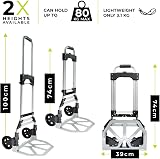 WMR Heavy Duty Folding Aluminium Hand Truck Trolley 80 KG Load Capacity view 2