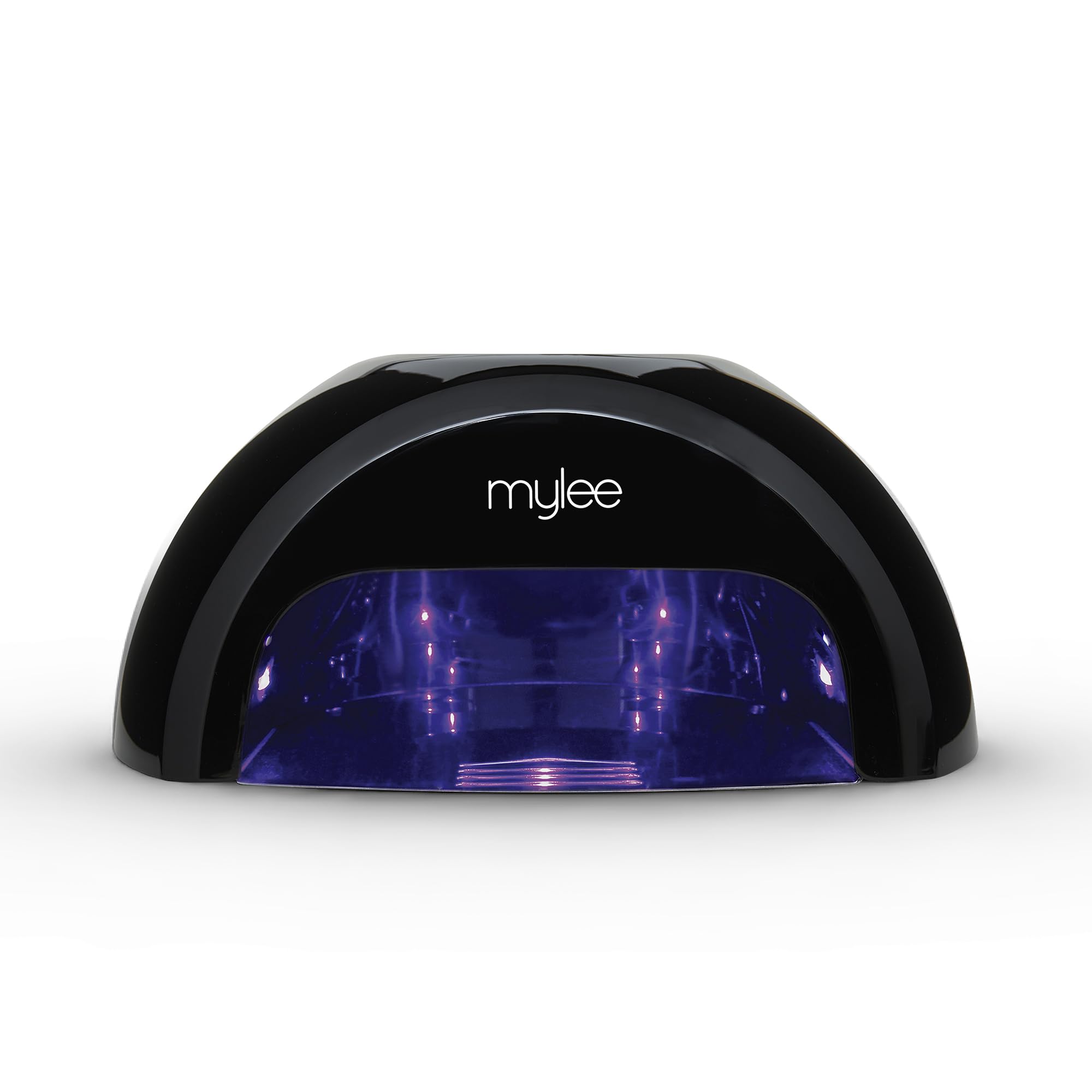 Mylee Grande LED Gel Nail Polish Drying Lamp, 5-Finger Convex Curing Technology with Removable Base, Low Heat Mode and Digital Countdown Screen