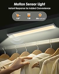 5-Pack Under Cabinet Lighting, Upgraded 2200mAh