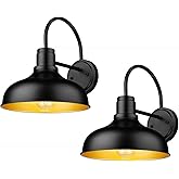 ALLGOT Outdoor Farmhouse Barn Lights, Exterior Wall Mount Lights, Vintage Wall Lighting Fixture, Industrial Outdoor Sconce Li