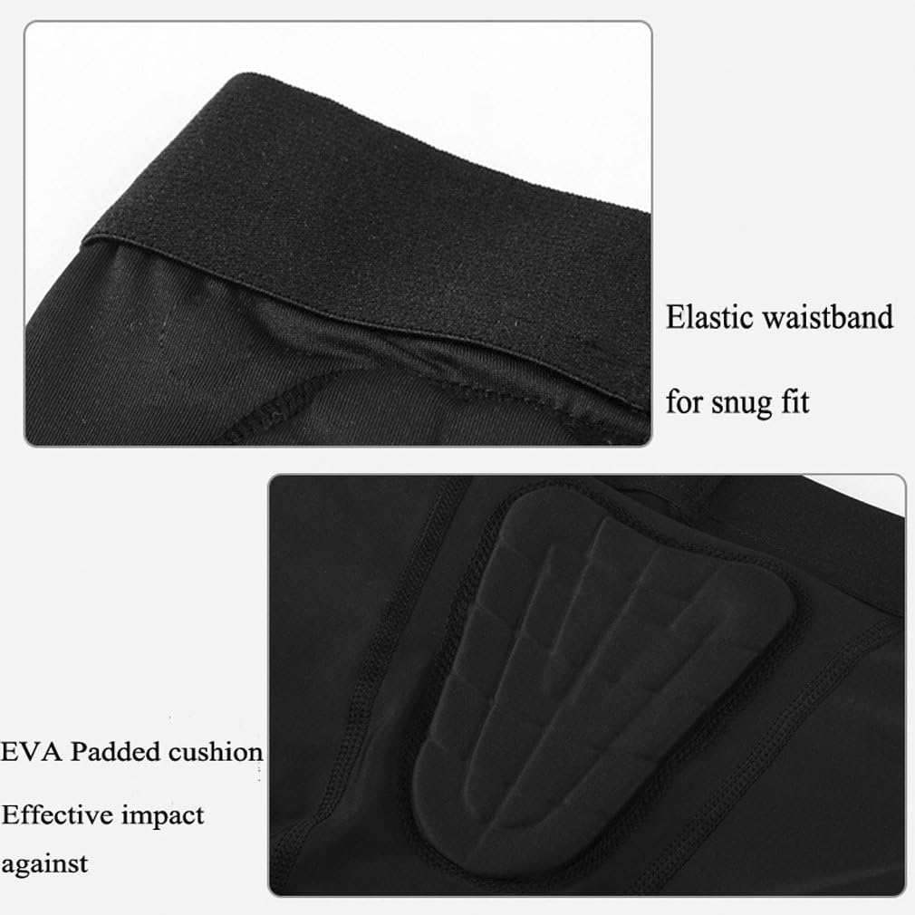 yingfeg bb Kids Padded Compression Shorts Protective Underwear Hip Butt Pad Short Pants : Clothing
