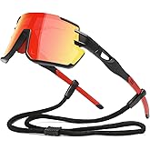 Suertree Polarized Cycling Sunglasses for Men Women UV Protection with Myopia Clip Baseball Biking Running MTB Sun Glasses
