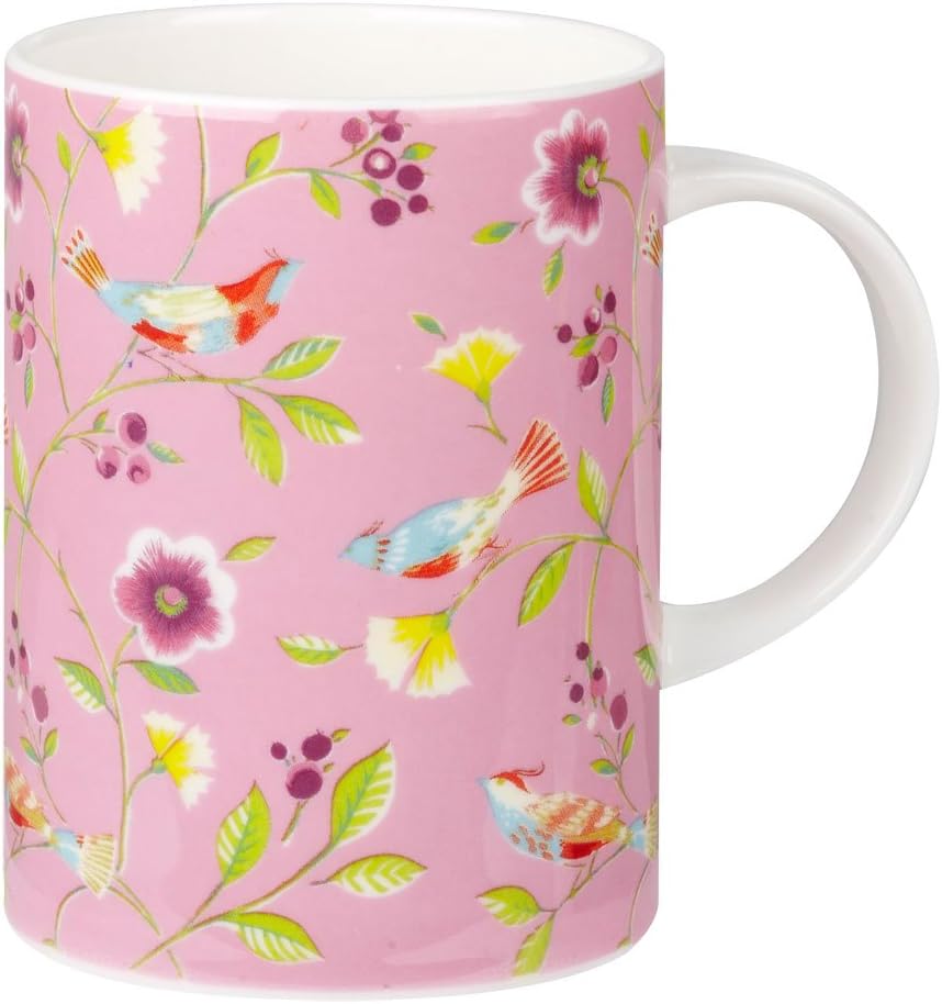 Collier Campbell Fine Bone China the Story Singing Birds Mug, Multi-Colour by Collier Campbell