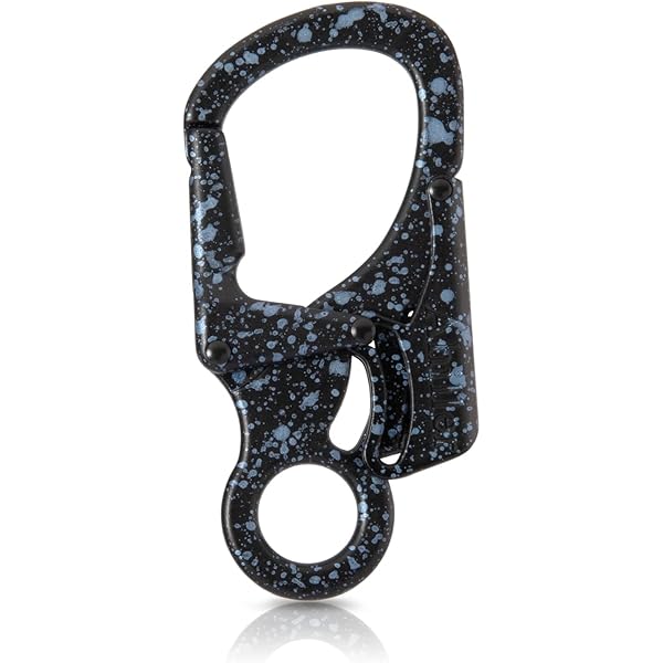 CHRIS GOOD 2pcs Men's Stainless Steel Car Keychain - Personalized, Heavy Duty, Anti-Loss Key Ring, Black
