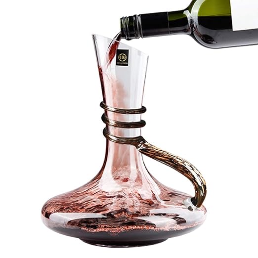 Decantador de vino Decantador de Vino Clásico Con Manija de 1.6 ...