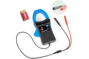 Kethvoz Handheld AC/DC 600A Clamp-on Current Probe Amp Adaptor, Digital Multimeter Accessory to Work with Automotive Multi Me