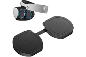 KingSpec PSVR 2 Lens Protector Cover, Washable Silicone Protective Lens Cover Black for PS VR 2 with Dust-Proof and Anti-Scratch, PSVR 2 accessories Compatible with Playstation VR 2 Headset