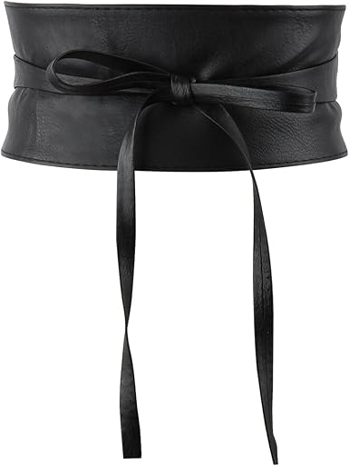 black waist sash