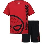 Marvel Spider-Man Boys 2 Piece Short Sleeve T-Shirt and Shorts Set for Toddlers