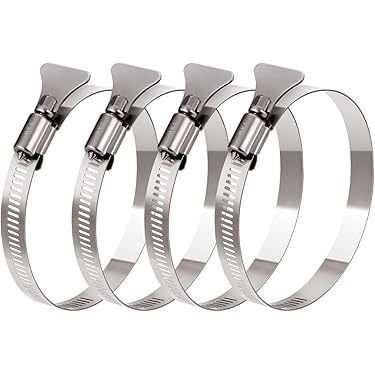 Worm Clamps Adjustable Pipe Clamp Hose Worm Drive - View #7