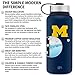 Simple Modern University Collegiate 32oz Summit Water Bottle Michigan Wolverines
