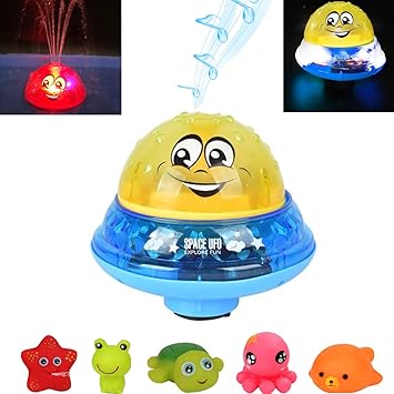 electric induction sprinkler toy