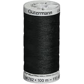 Gutermann Extra Strong Thread 110yd, Black
