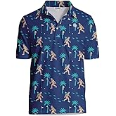 Tipsy Elves Golf Shirts for Men - Performance Athletic Fit Men's Golf Polo Shirts for Men w/Moisture Wicking Stretch Fabric