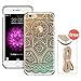 iPhone 6 Plus Case,iPhone 6s Plus Case, ESR Totem Henna Mandala Floral Pattern Design with Soft TPU Bumper+Hard PC Back Cover for 5.5