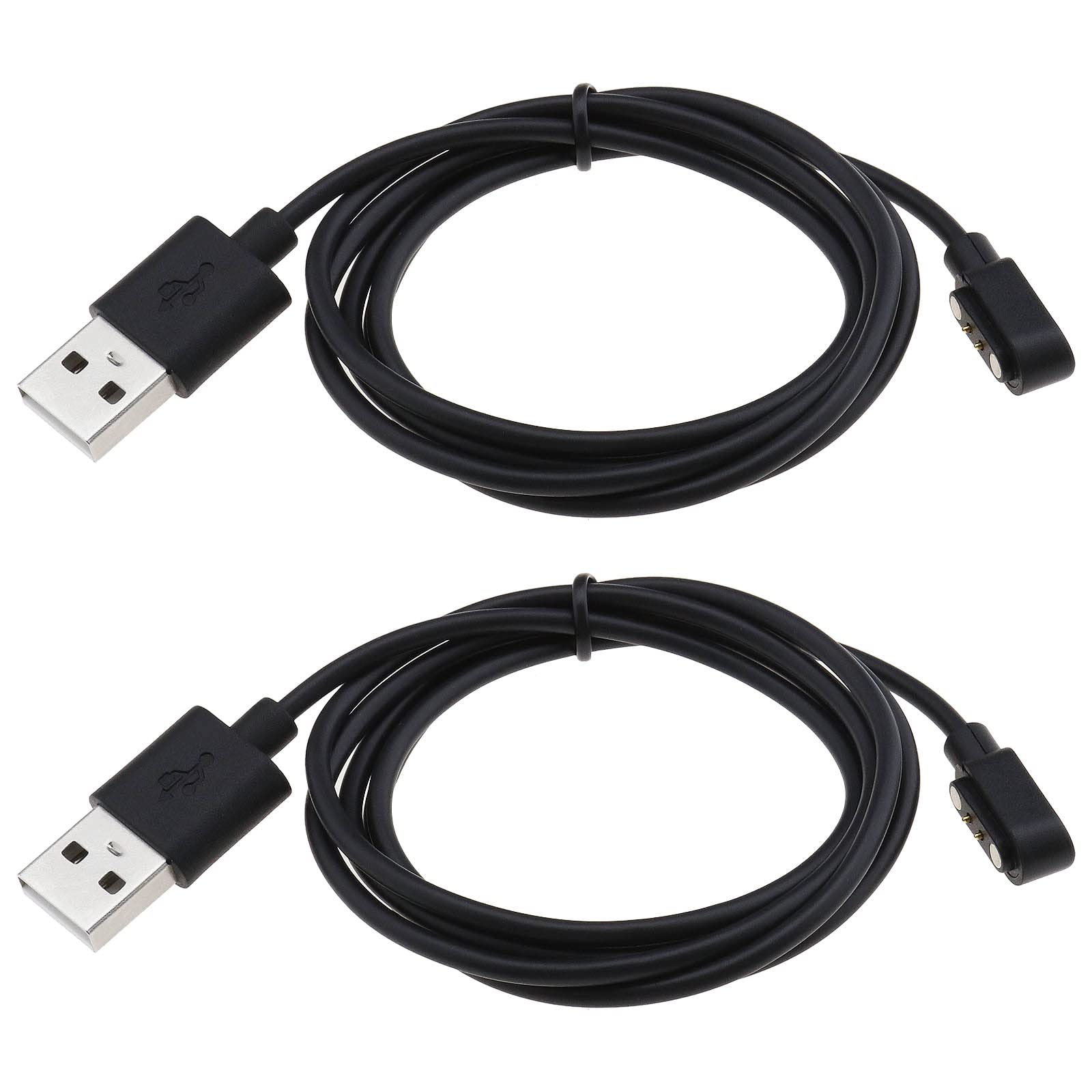 Be In Your Mind 2Pcs Watch Charger Cables Replacement Compatible with Willful ID205 ID205U ID205s ID205L ID216 SW01 SW021 Watch Magnetic Charger Cord