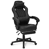 MoNiBloom Ergonomic Gaming Chair with Retractable