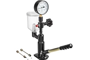 VEVOR 400Bar 6000PSI Diesel Fuel Injector Tester Diesel Injector Nozzle Tester with Dual Scale Gauge to Adjust Injector Nozzl