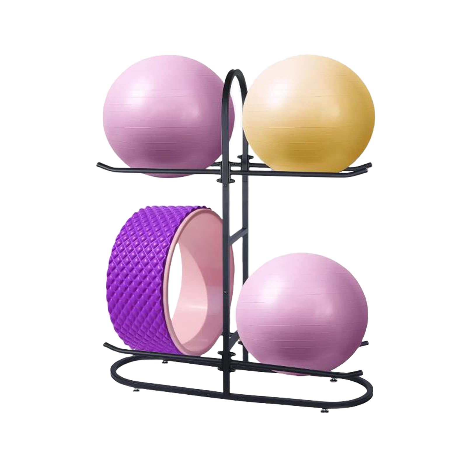 Photo 1 of MEIPEIQIZHI Stabilising Ball Rack,Exercise Ball Holder,Medicine Ball Rack and Yoga Ball Storage Suitable for Stability Ball,Yoga Mats Home Gym and Commercial Gym