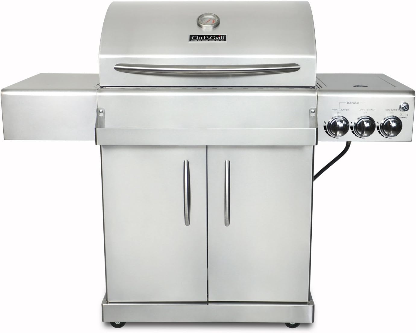 Review Chef’s Grill IR28181 61500 BTU Two Infrared Ceramic Burners LP