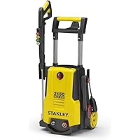 Stanley SHP2150 Electric Pressure Washer with Spray Gun, Quick Connect Nozzles Foam Cannon, 25' Hose, Max PSI 2150, 1.4 GPM
