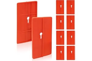 LHYBTM 10 Pcs Drywall Fitting Tool Support The Plaster Board in Place While Installing Ceiling Positioning Plate Labor-Saving Lifter Carpenter Tool Suitable for Ceiling, Sloped Wall & High Wall Installation