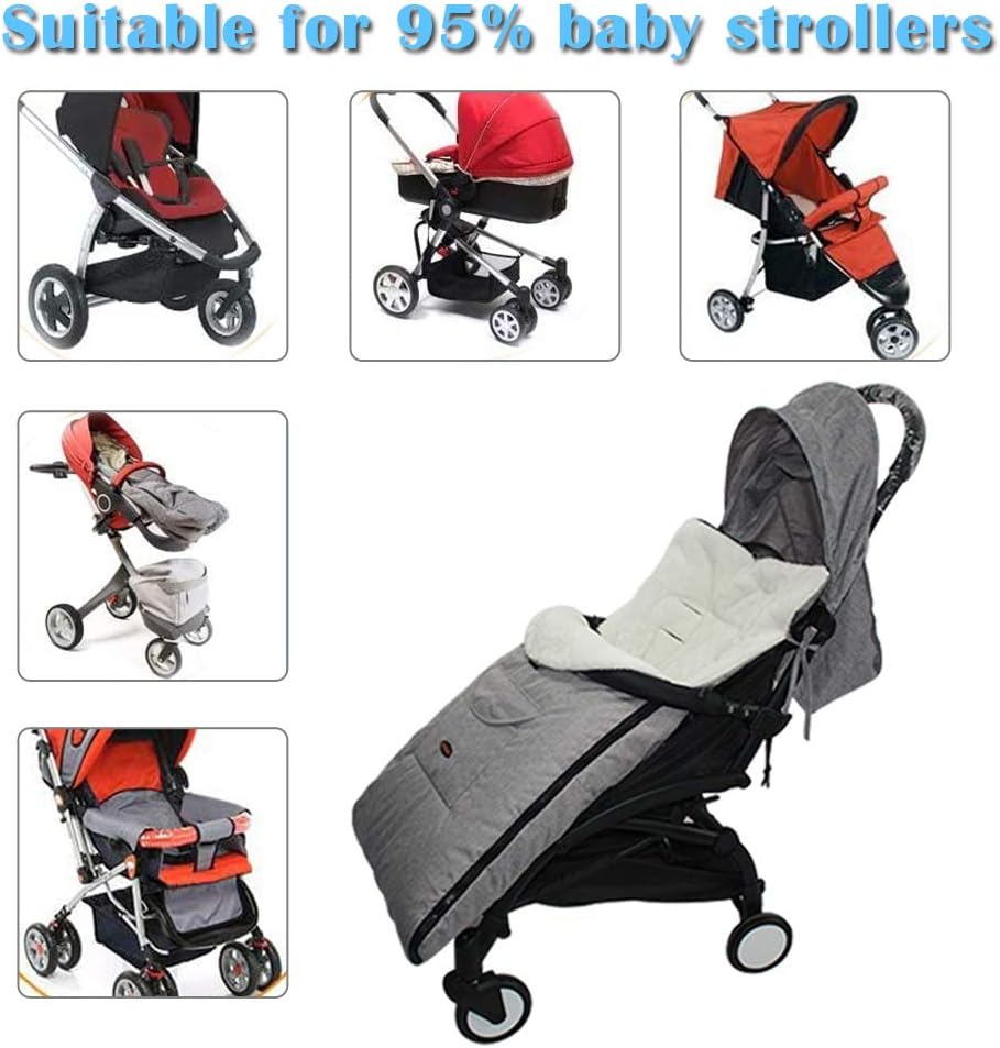 Gris Yfseos Universelle Chanceliere Pour Poussette Sac De Couchage Bebe Housse De Pied Hiver Chaud Nids Dange Velours Epais Couverture Anti Vent Etanche Confortable Anti Coups De Pieds Poussettes Et Landaus Accessoires De Poussettes Dwteam In