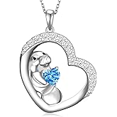 Feijiesi Manatee Necklace for Women 925 Sterling Silver Manatee Pendant Necklace Jewelry Gifts for Women Birthday Gifts