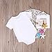 Newborn Baby Boy Girl Summer Short Sleeve Letters Print Romper Jumpsuit (0-9 Months)
