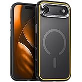 AOHI Magnetic Case for iPhone Air, Slim MagSafe-Compatible Shockproof Phone Case with Military-Grade Drop Protection, Black