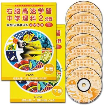 Amazon 七田式 しちだ 教材右脳高速学習 中学理科2分野 Cd ミュージック ミュージック
