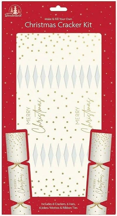 Festive Wonderland Make Fill Christmas Party Cracker Craft Kit Merry