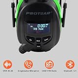 Protear Bluetooth 5.4 Ear Defenders with DAB/DAB+ FM Radio SNR 30dB view 2