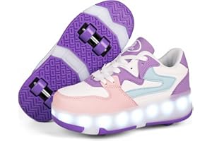 Ufatansy Uforme Roller Shoes Colorful LED Lights Children Light Skate Shoes Fashion Sneakers for Girls Boys