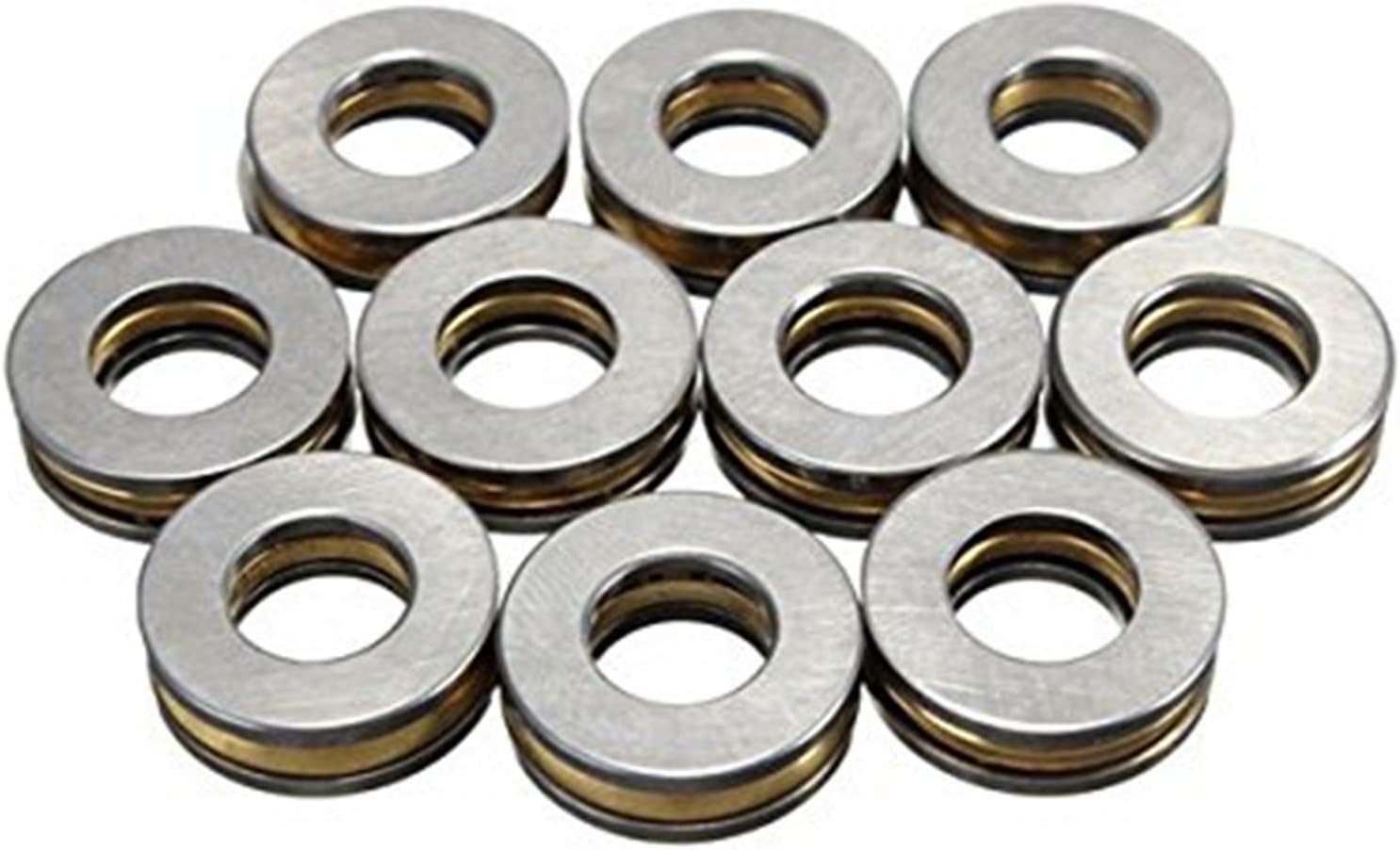 EsportsMJJ 10pcs F8-16M 8X16X5mm Axial Ball Bearings 8mm x 16mm x 5mm