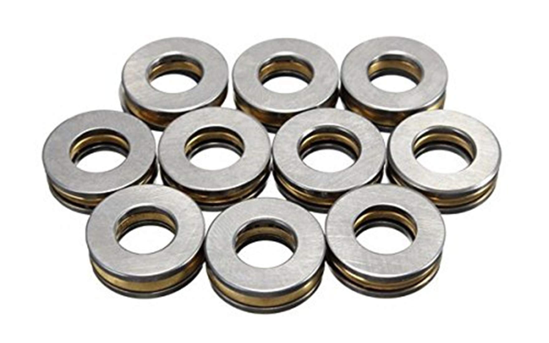 EsportsMJJ 10pcs F8-16M 8X16X5mm Axial Ball Bearings 8mm x 16mm x 5mm