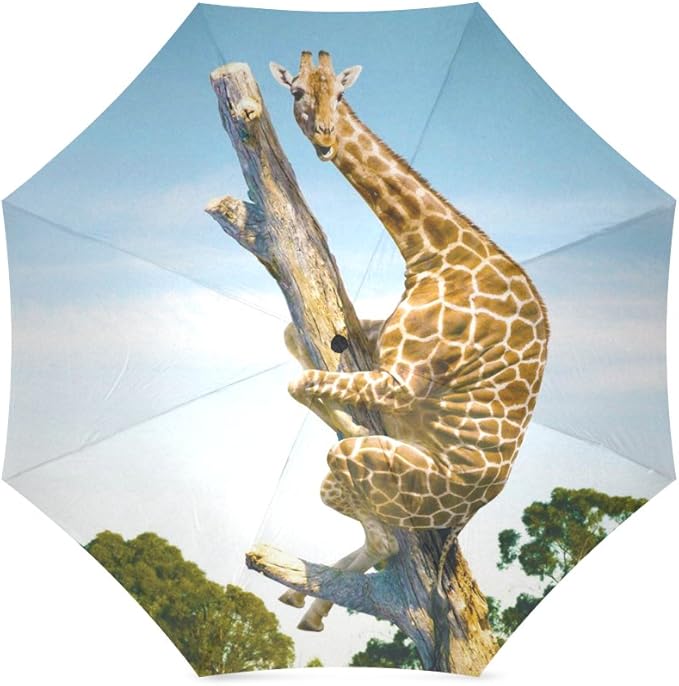Umbrella Giraffes Custom Umbrella, Folding Umbrella