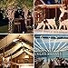 Oak Leaf Solar Powered String Light,19.6 ft 120 LED Starry String Lights,Outdoor Indoor Waterproof Copper Wire Decoration Lights For Garden,Yard,Home,Landscape,Warm White