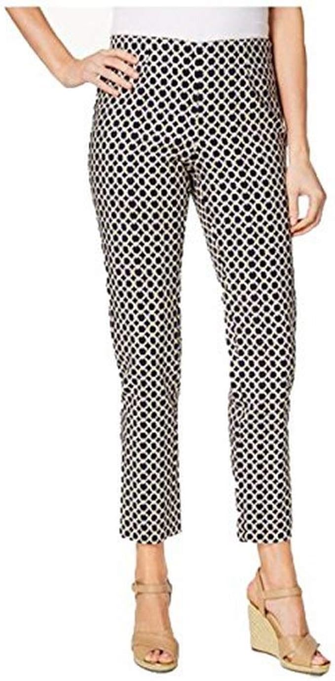 white slim leg pants