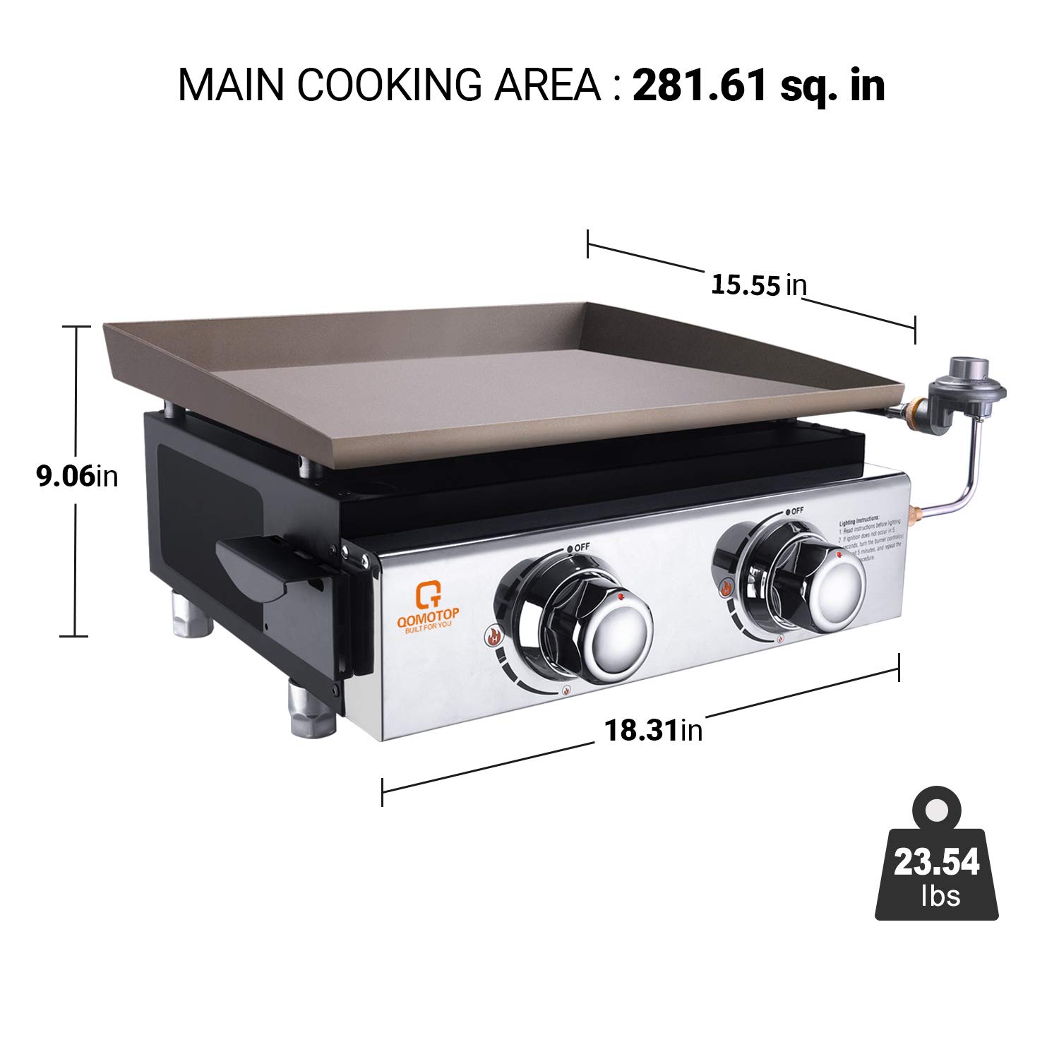 flat top portable grill