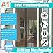 Magnetic Screen Door, GoFutre Magnets Screen Door Magic Mesh Hands Free Screen Door Curtain 2017 Design Full Frame Velcro & Fiberglass Mesh Fits Door Openings up to 34”x82” MAX