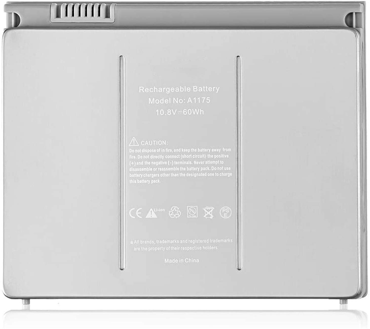 A1175 A1260 A1211 A1226 A1150 (Early 2006 Late 2006 Mid 2007 Late 2007 Early 2008)Laptop Battery Replacement for MacBook Pro 15" MB133XA MB133LLA MA348 MA348GA MA348JA MA348LLA MB134XA(10.8V 5600mAh)