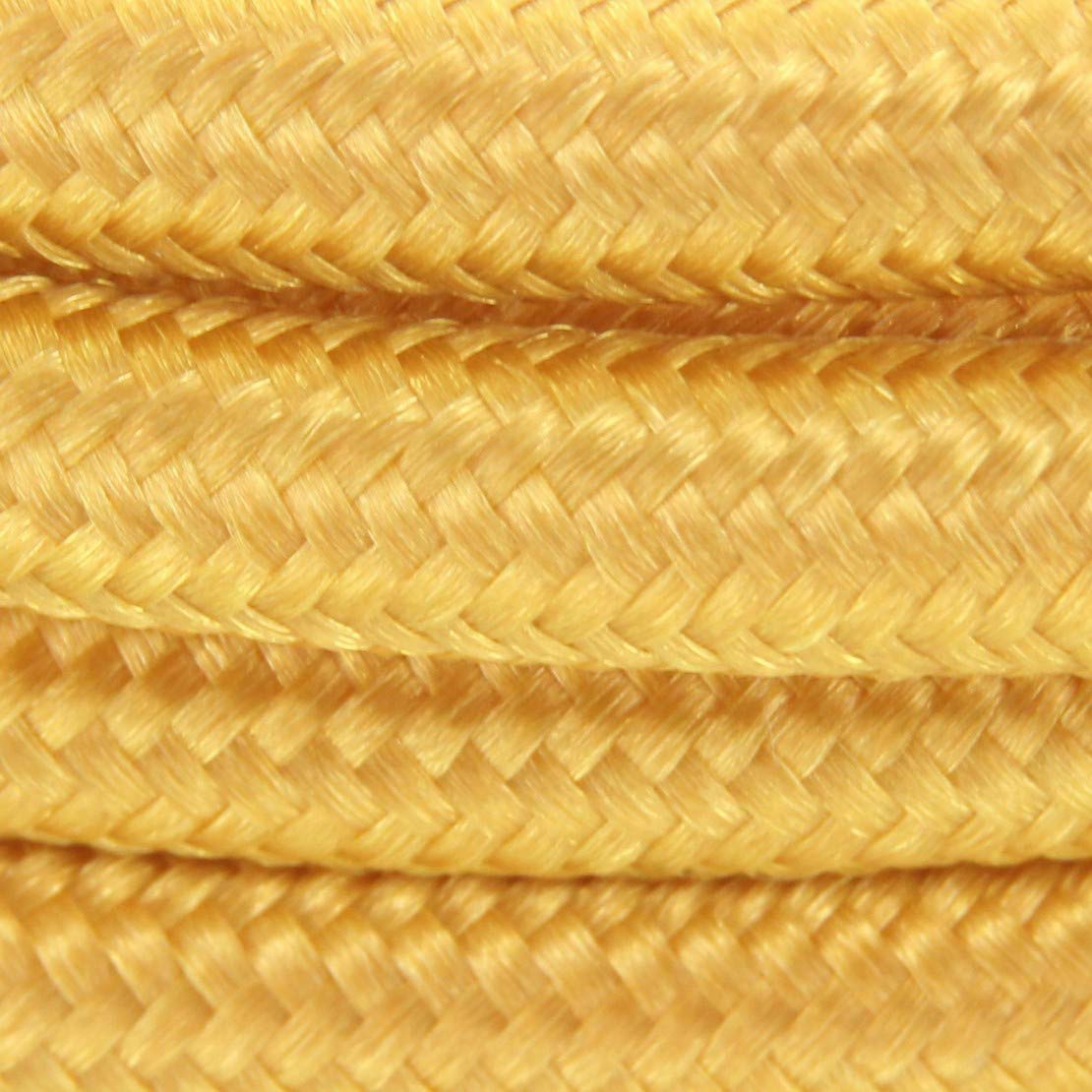 Silk Fabric Cable - 3m - Gold