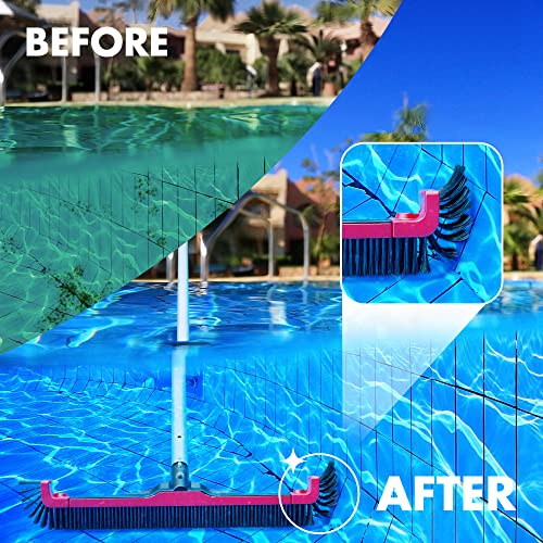 ProTuff Products Pool Brush Head 3X Faster & Lifetime Replacements