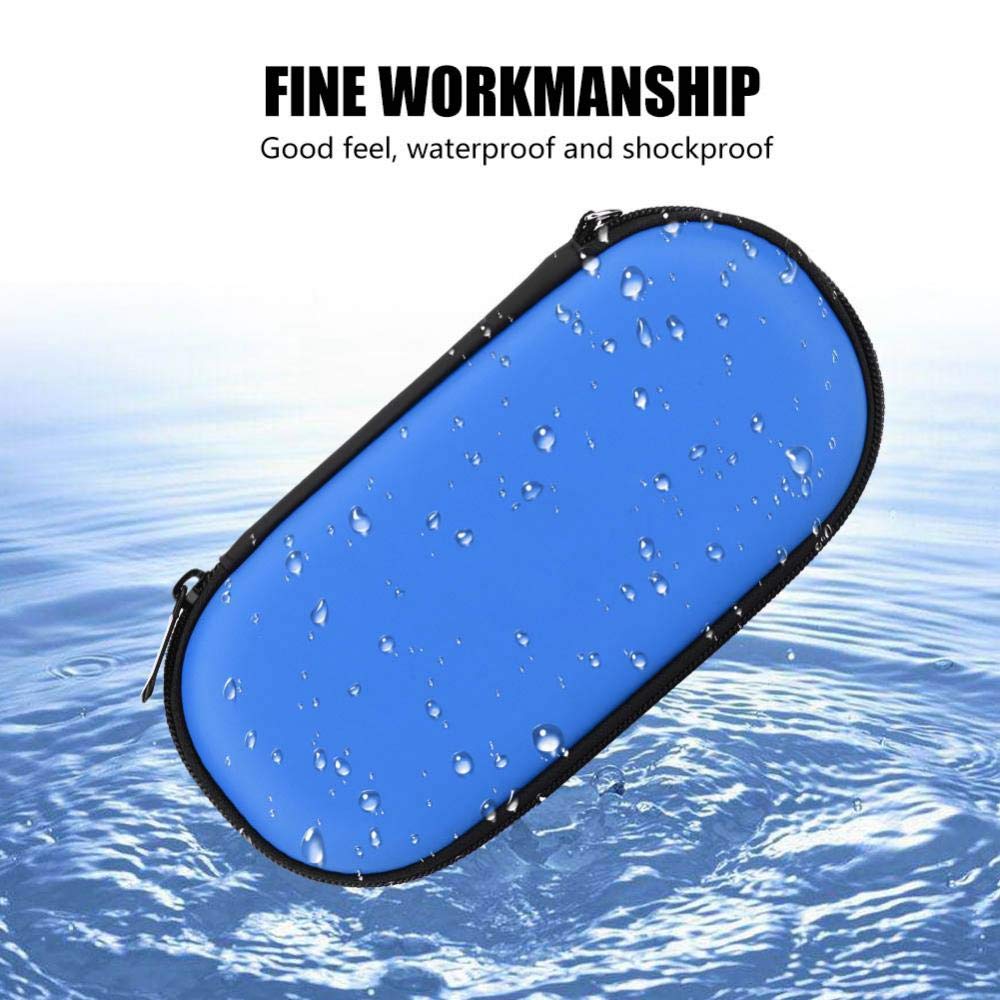 Protective Hard Case for PS Vita, Anti-Droop Case Cover Travel Organizer Carrying Bag with Screen Shockproof Storage Protector for Vita(Blue)