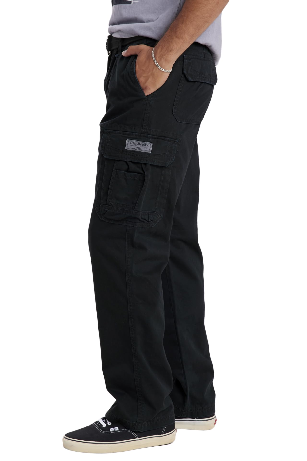 UNIONBAY Men's Survivor Iv Relaxed Fit Cargo Pant-Reg and Big and Tall Sizes
