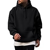 JMIERR Mens Casual Cotton Hooded Collar Drawstring Hoodies Pullover Sweatshirts Casual Long Sleeve Shirts